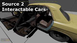 Source 2 Interactable Cars Tutorial