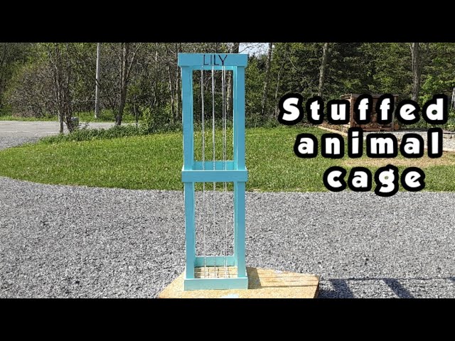 How to Build a Stuffed Animal Storage Cage - FeltMagnet