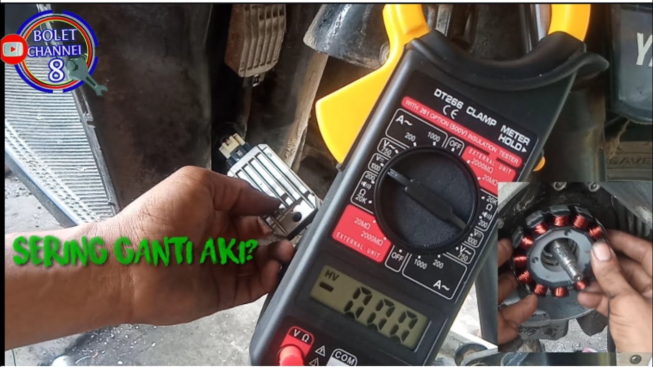 cara cek spull dan kiprok Mio j