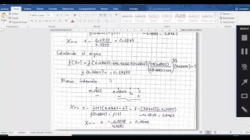 EJERCICIO MATEMÁTICO-MÉTODO DE FALSA POSICIÓN EN PYTHON