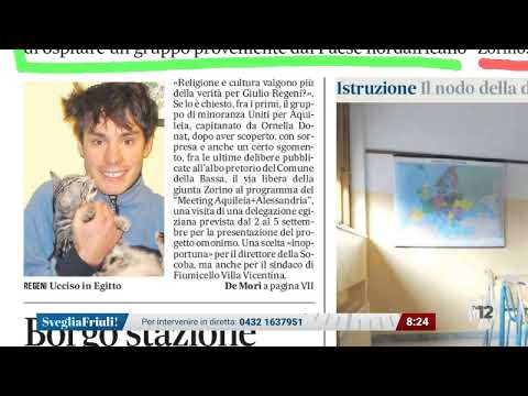 SVEGLIA FRIULI | 29/08/2025
