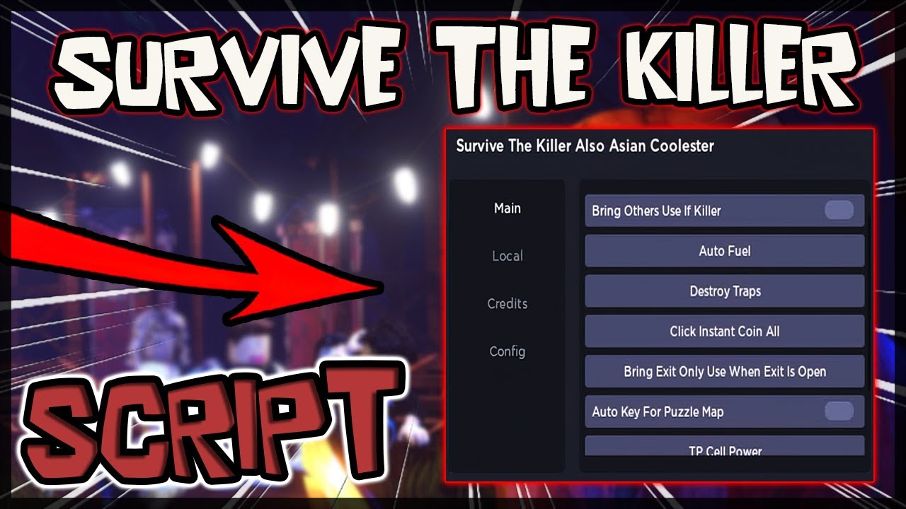 Survive The Killer Roblox Cheat – ChairWare 2022 GUI Menu