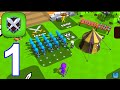 Clash commander my mini army  gameplay walkthrough part 1 stick war army commander defense game