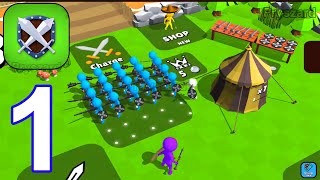 Clash Commander: My Mini Army - Gameplay Walkthrough Part 1 Stick War Army Commander Defense Game screenshot 1