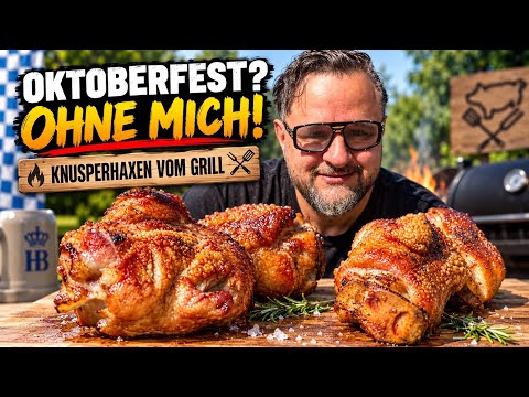 CRISPY PORK KNUCKLE GRILLED AT HOME --- Klaus grillt