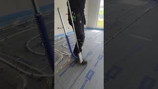 Verlegung Fußbodenheizung EG Wohnung 3 Teil 3 #shk #hausbau #diy