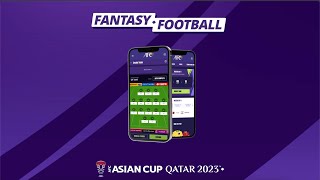 #AsianCup2023 Fantasy Football is live! Create your dream team, score big, and dominate the league! screenshot 1