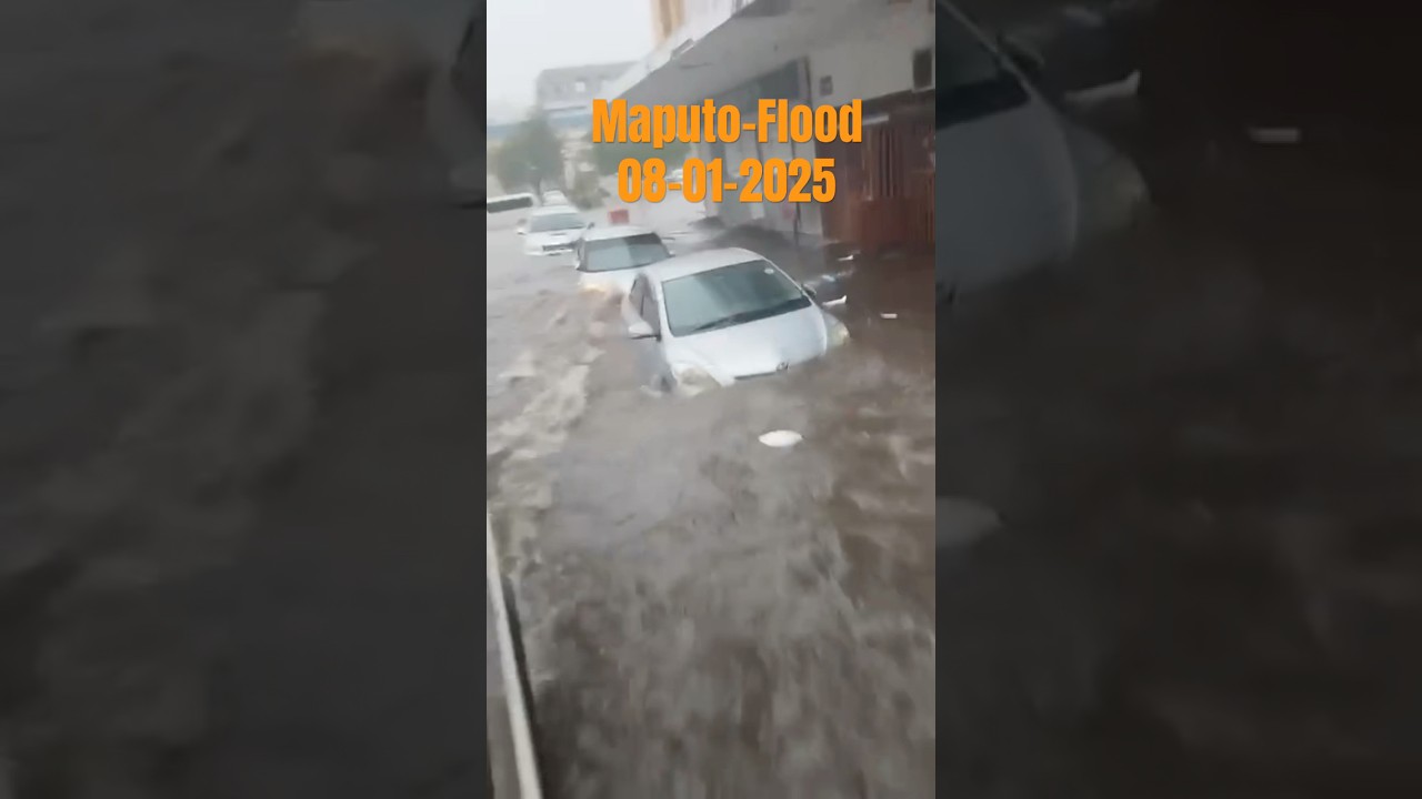 MAPUTO FLOOD 08-01-2025 #flood #maputo #mozambique #india