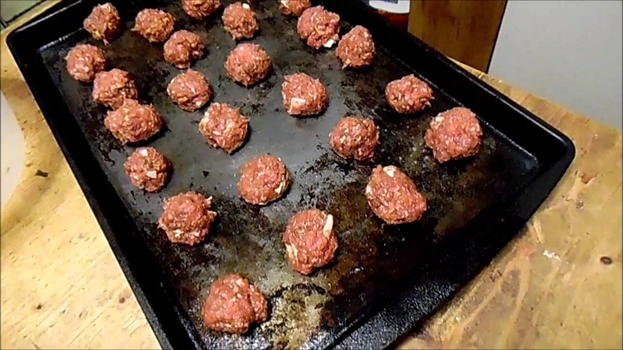 Home Made Bison MeatBalls YouTube
