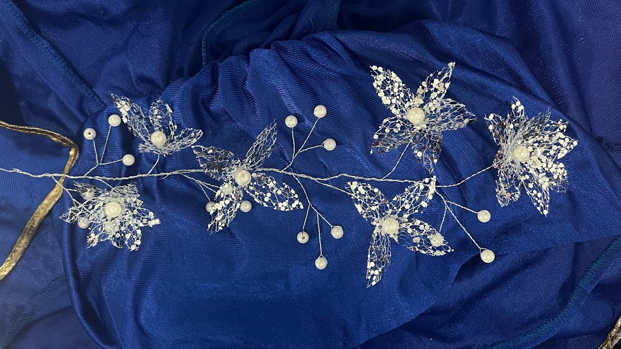 Rama de Listón con perlas