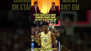 Fsu Basketball Coach Luke Loucks On Terance Mann Being Istant Gm