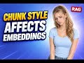 How Chunking Affects Embedding Quality