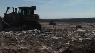 Electric Bulldozer at Greenville County Solid Waste