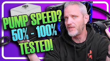 You should NOT be running your pumps at 100%, here