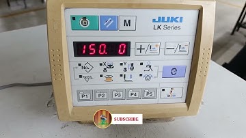 how tow JUKI LK-1900A-HS-error-908-remove setting bartack maching 👍👍