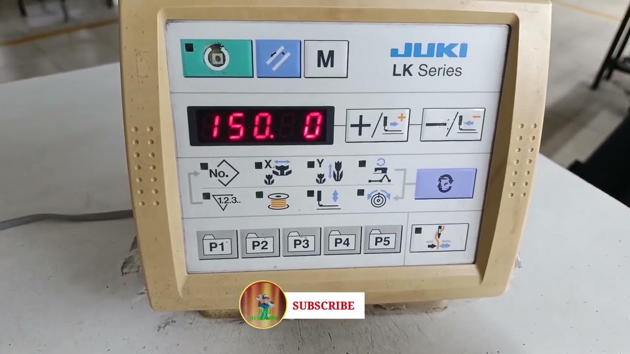 how tow JUKI LK-1900A-HS-error-908-remove setting bartack maching 👍👍