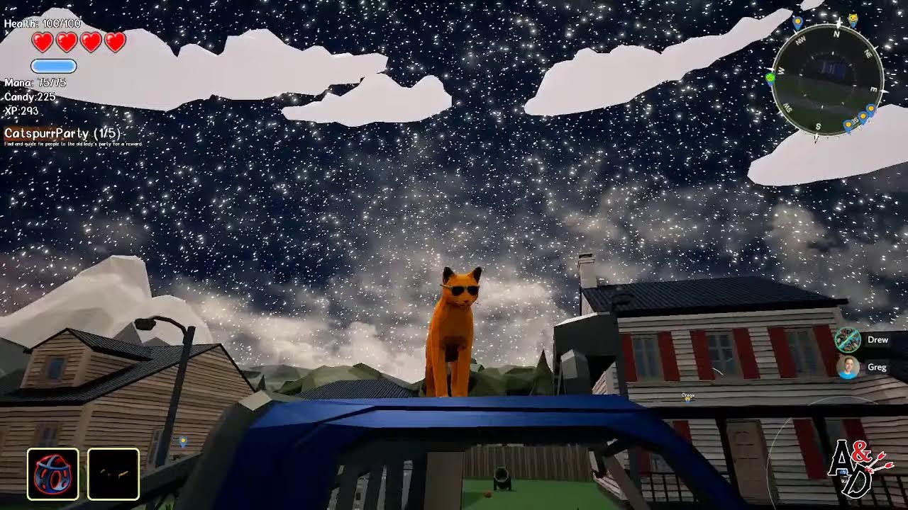 Adventure Brodeo - Cat Saves Halloween