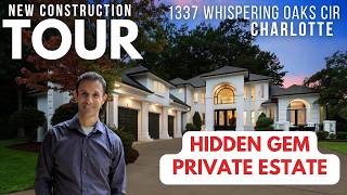 Luxury Home Tour Near Charlotte | 1337 Whispering Oaks Cir | Private Estate Living & Resort Backyard