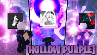 Using HOLLOW PURPLE In Different Roblox Anime Games.. screenshot 5