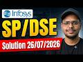 Actual Infosys Coding Question Asked Today | Infosys SP/DSE Coding Solution | DP Problem | PYQ