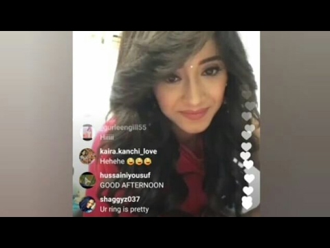 Shivangi joshi live chat on instagram