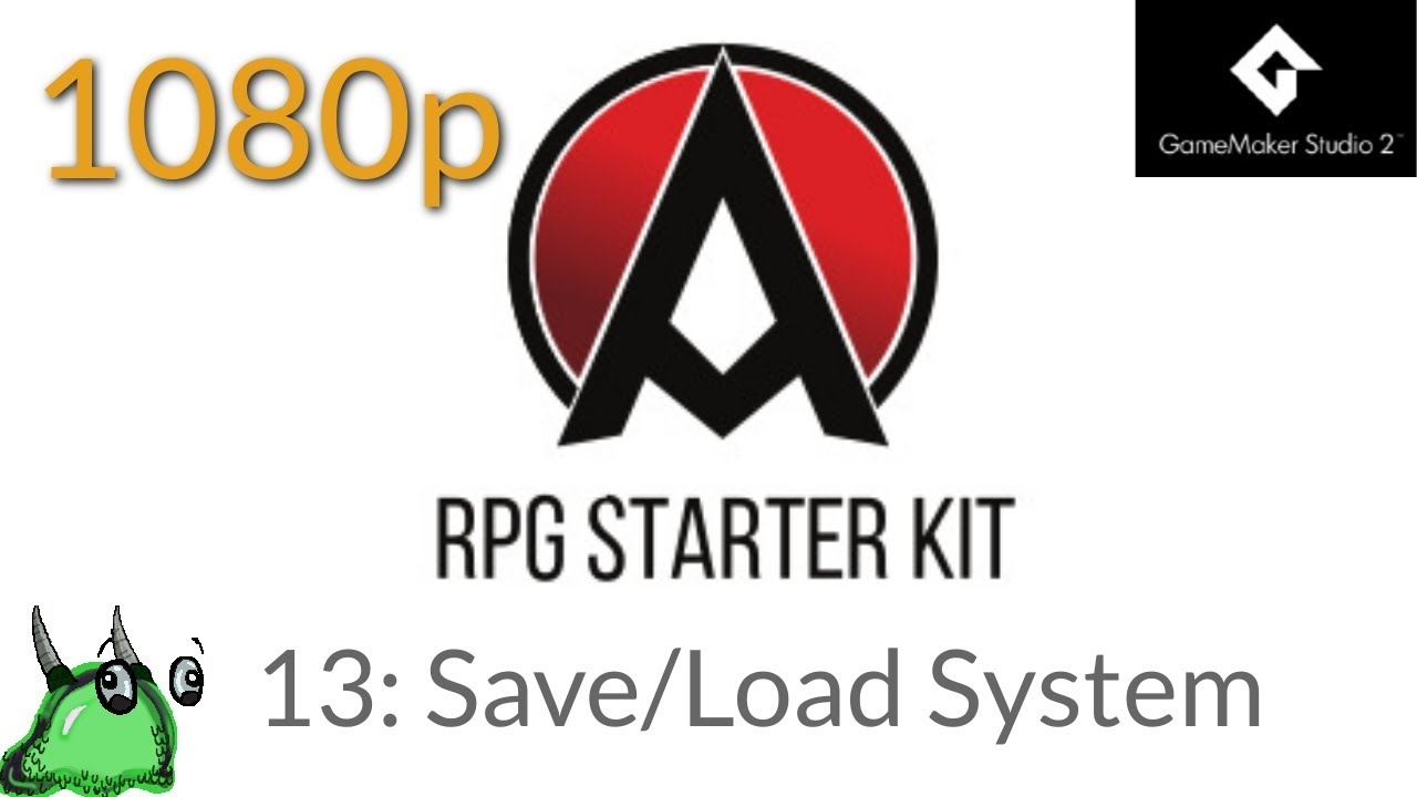 GameMaker Studio 2: RPG Starter Kit #13 Save and Load System~ - YouTube