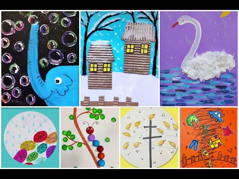 13 Creating Fun Canvas Art with Acrylic Paint for Kids | Easy Fun and Engaging Way To Explore Colors