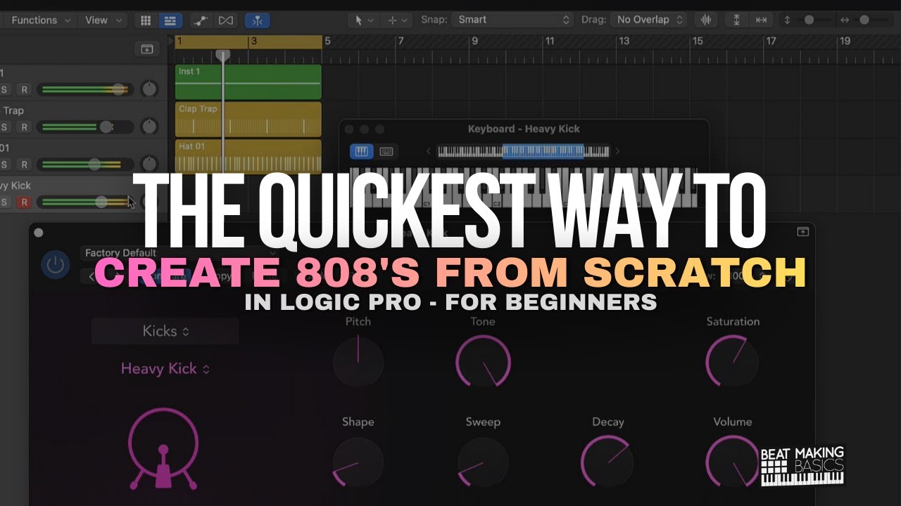 808 Logic Pro - Hướng Dẫn Sử Dụng Và Các Tính Năng Đỉnh Cao