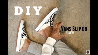 vans slip on checkerboard plateau