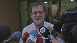 Mariano Rajoy takes up his post as registrar "without any hesitation"