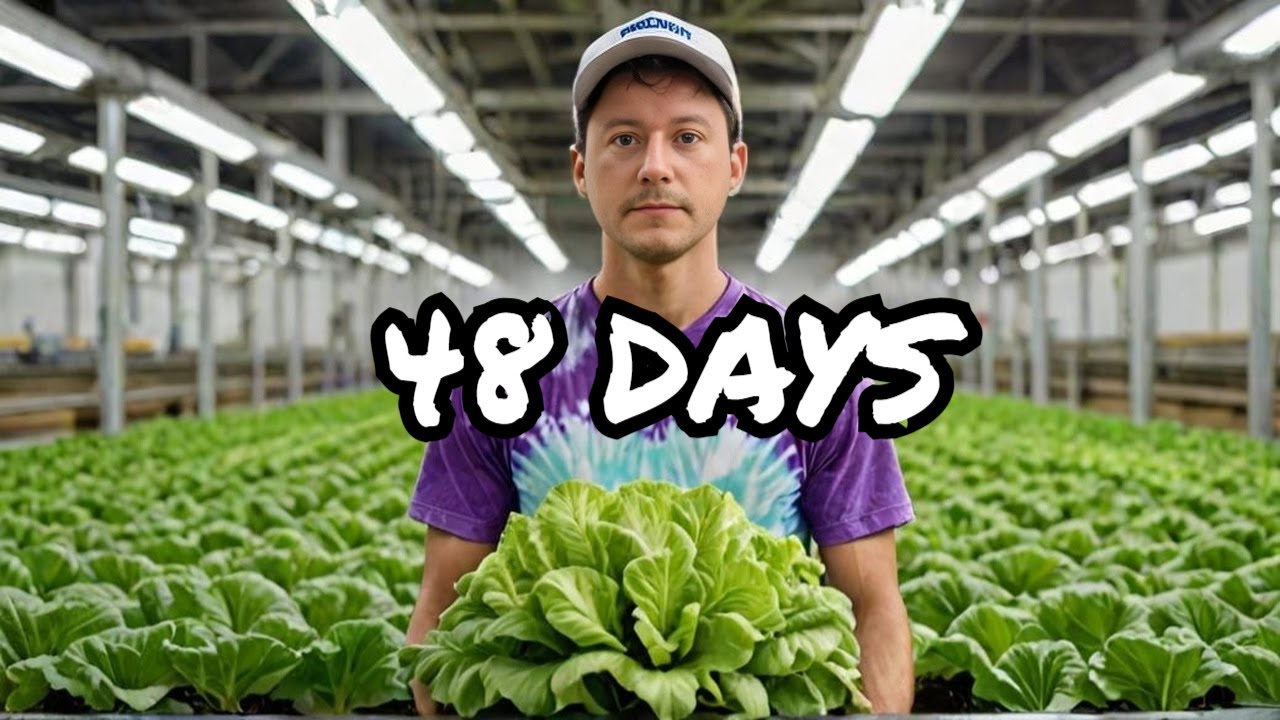 Inside The Hydroponic Grow Tent Lettuce Bouquet YouTube