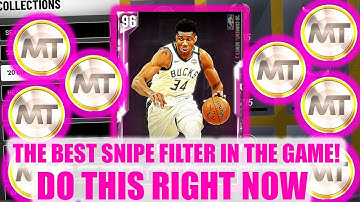 THE BEST MT METHOD AND SNIPE FILTER IN NBA 2K20! DO THIS RIGHT NOW! | NBA 2K20 MY TEAM