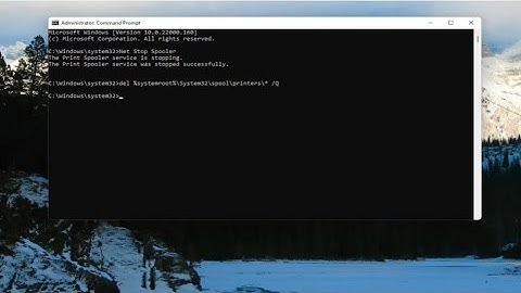 How to Clear Print Spooler and Fix Forever Printing Problem in Windows 11