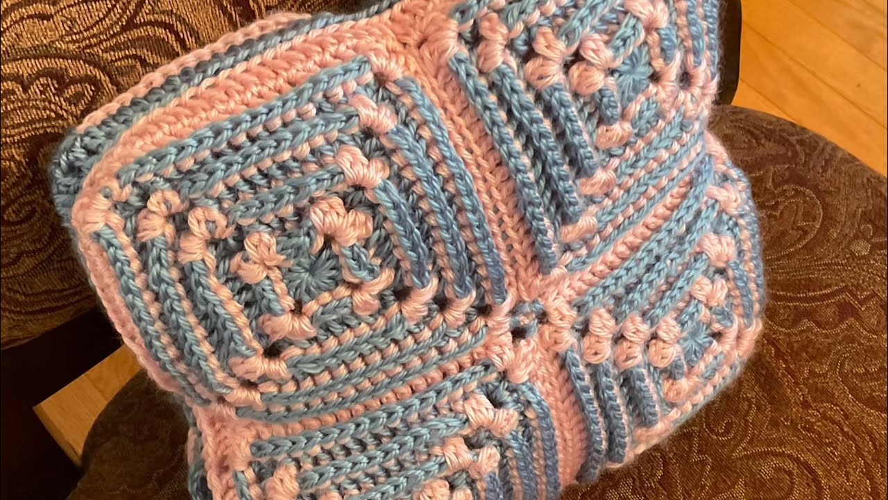 Crochet Pillow Case / Cover with Color Reversed Sides YouTube