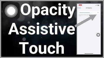 Hoe de dekking van Assistive Touch op de iPhone te wijzigen