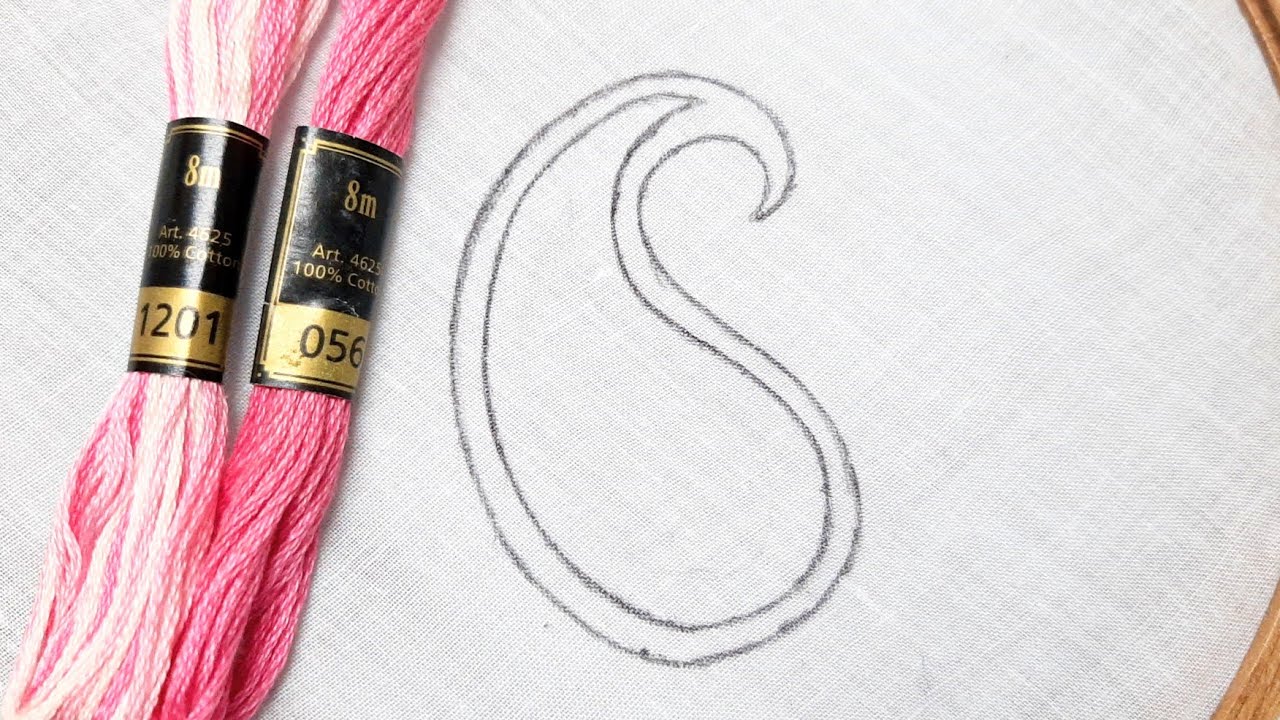 New Paisley Motif Embroidery Design Idea | Hand Embroidery Work