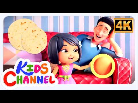 Mummy Ki Roti Gol Gol, मम्मी की रोटी गोल गोल, Akkad Bakkad Bambe Bo + Kids Cartoon Preschool Songs