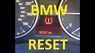 BMW Tire Pressure Warning Light Reset screenshot 5