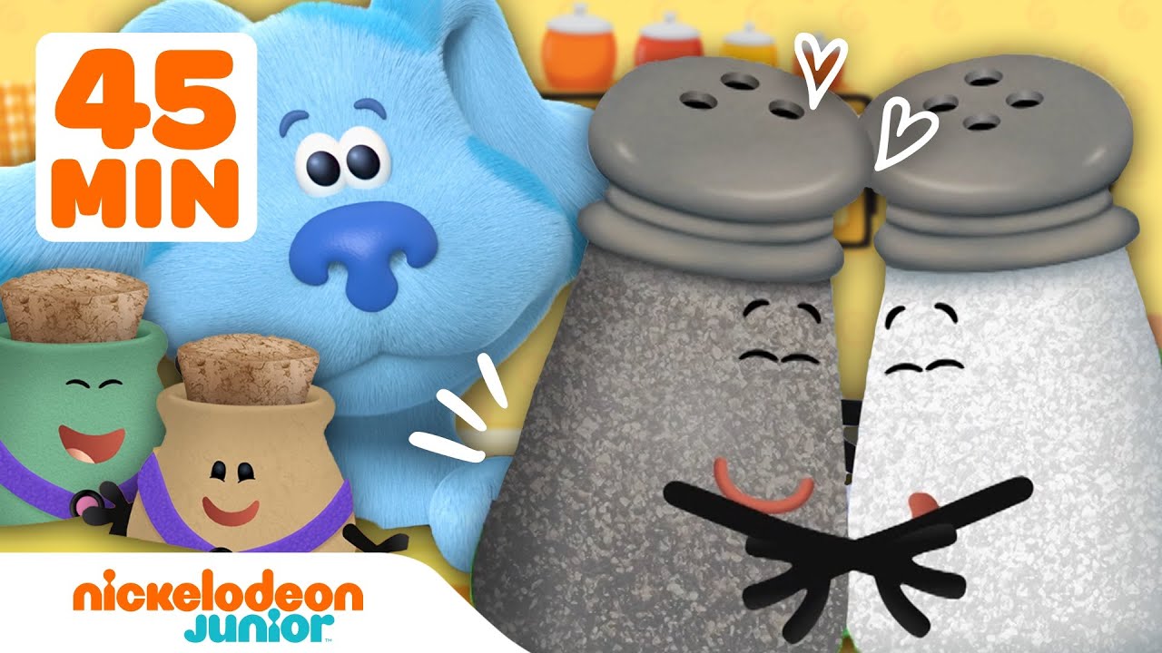 Blue et ses amis | Les meilleurs moments de la famille Spice | M. Sel et Mme Poivre | Nickelodeon Jr