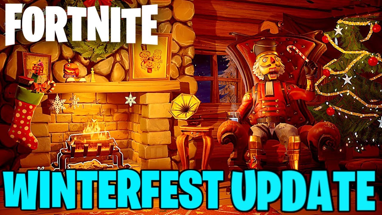 Fortnite Winterfest Update Countdown Gameplay Fortnite V11 31 Update Youtube