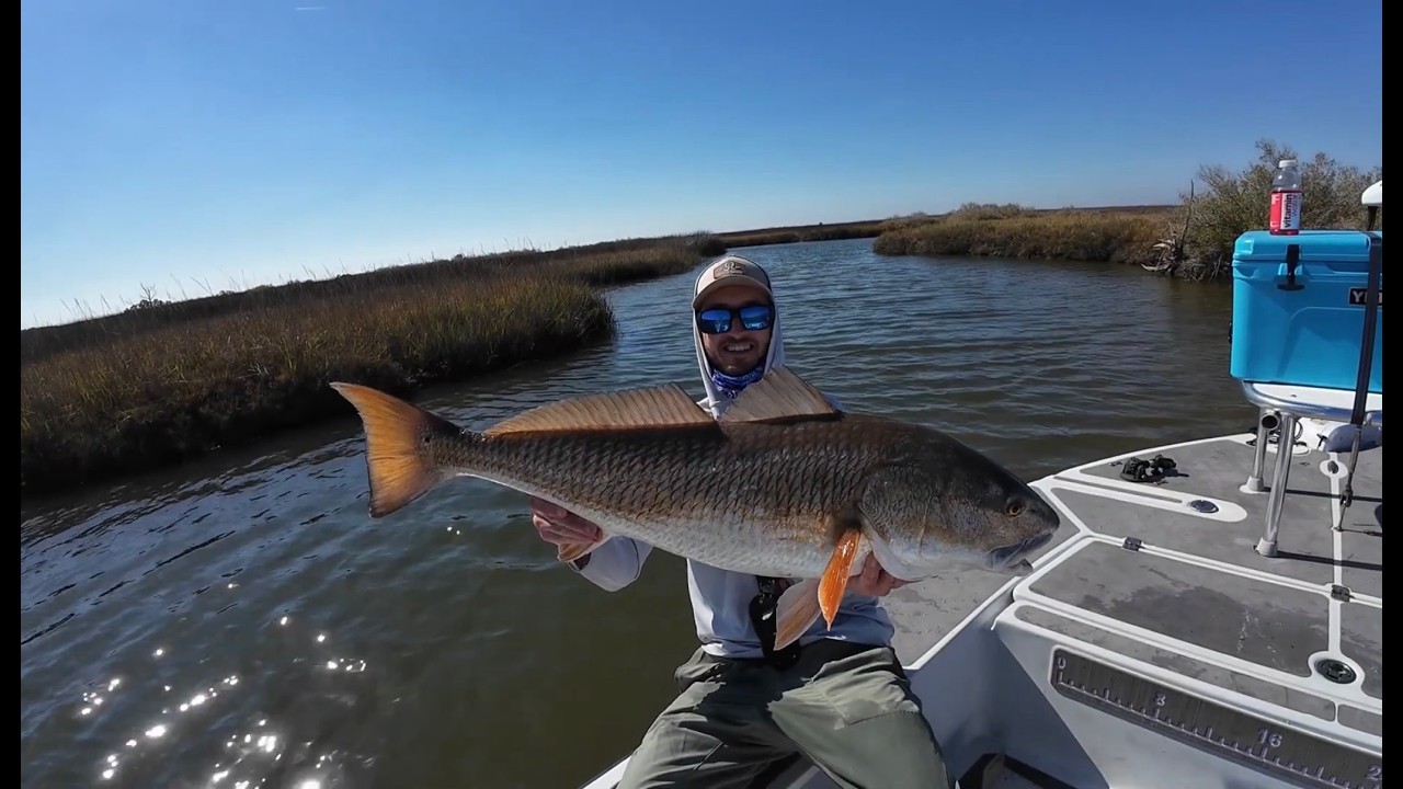 Winter Redfishing in Crystal River Florida (Personal Best Broken)
