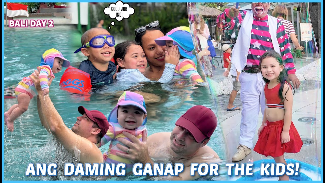 FIRST TIME NI INDI MAG SWIMMING! FOAM PARTY! TRYING INDONESIAN SNACKS! BALI DAY 2! ❤️ | rhazevlogs