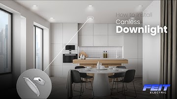How to Install LED Recessed Downlights with Tethered J-Box