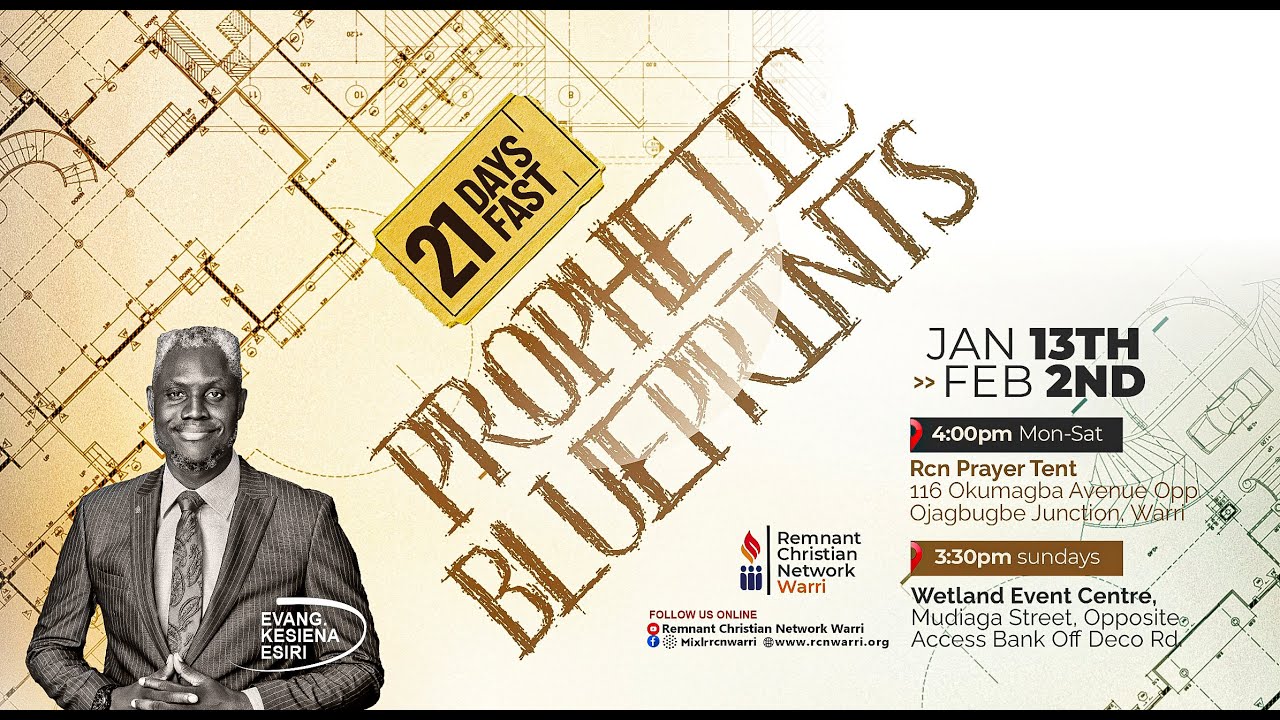 21 DAYS FASTING AND PRAYER || PROPHETIC BLUEPRINTS || DAY FIVE || EVANG ...