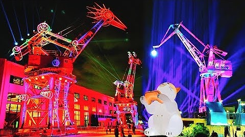 中国最神秘的赛博朋克科幻岛~从工业遗迹到未来世界！上海国际光影节2025