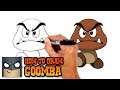How to Draw Goomba | Super Mario Bros