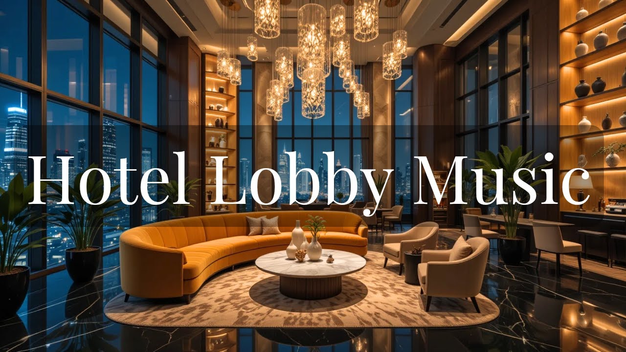 🔴 LIVE Hotel Lobby Music Smooth Jazz Saxophone 2025 for Relaxing, Work ...
