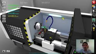 CNC LATHE MACHINE - SIMULADOR TORNO CNC - PARTE 3