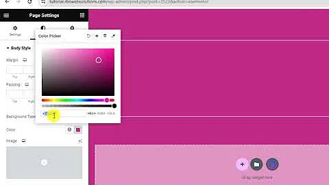 How to Change Entire Page Body Color with Elementor in WordPress