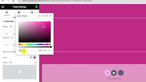 How to Change Entire Page Body Color with Elementor in WordPress